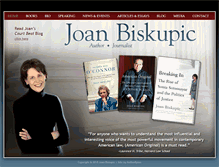 Tablet Screenshot of joanbiskupic.com